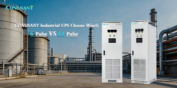 Differences & Advantages: 6-Pulse vs 12-Pulse Rectifier for Consnant Industrial Online UPS